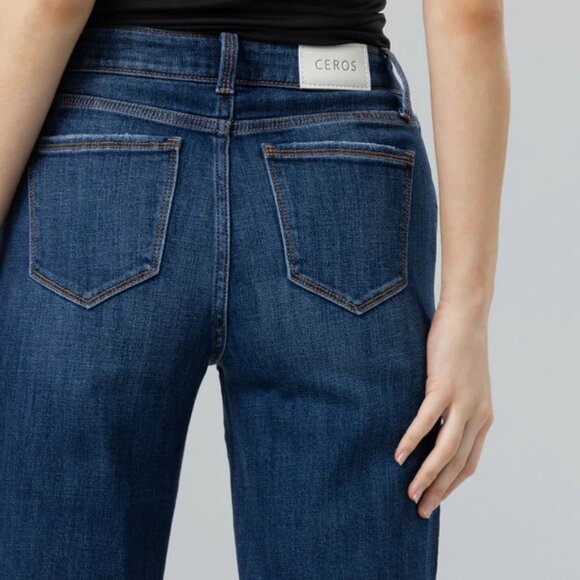 NWT Ceros Piper & Scoot Wide Legged Cuffed Jeans - Picture 5 of 6
